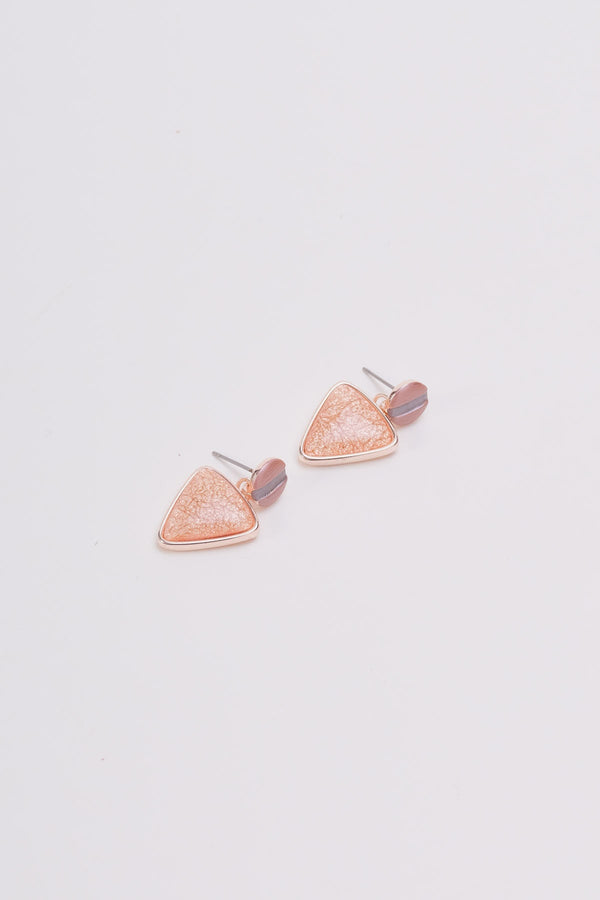 carraig donn Coral Pendant Statement Earrings