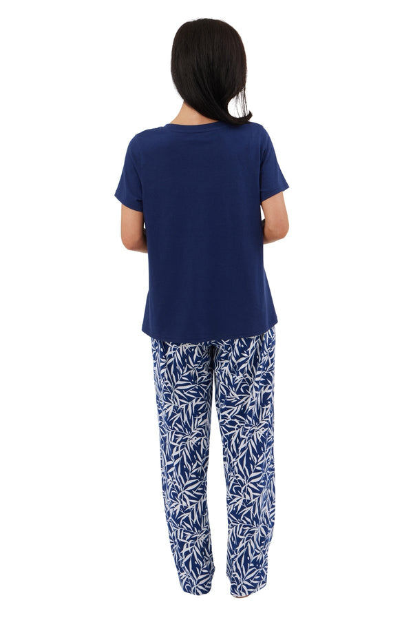 Carraig Donn Cotton Rich Pyjama Set In Navy