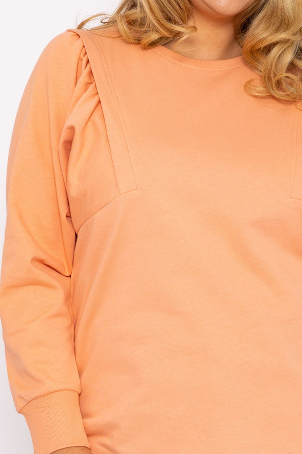 Carraig Donn Cotton Sweatshirt In Orange