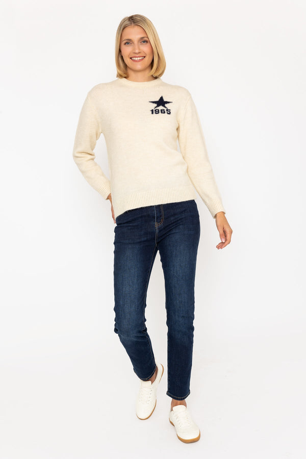 carraig donn Cream 1965 Knit Jumper