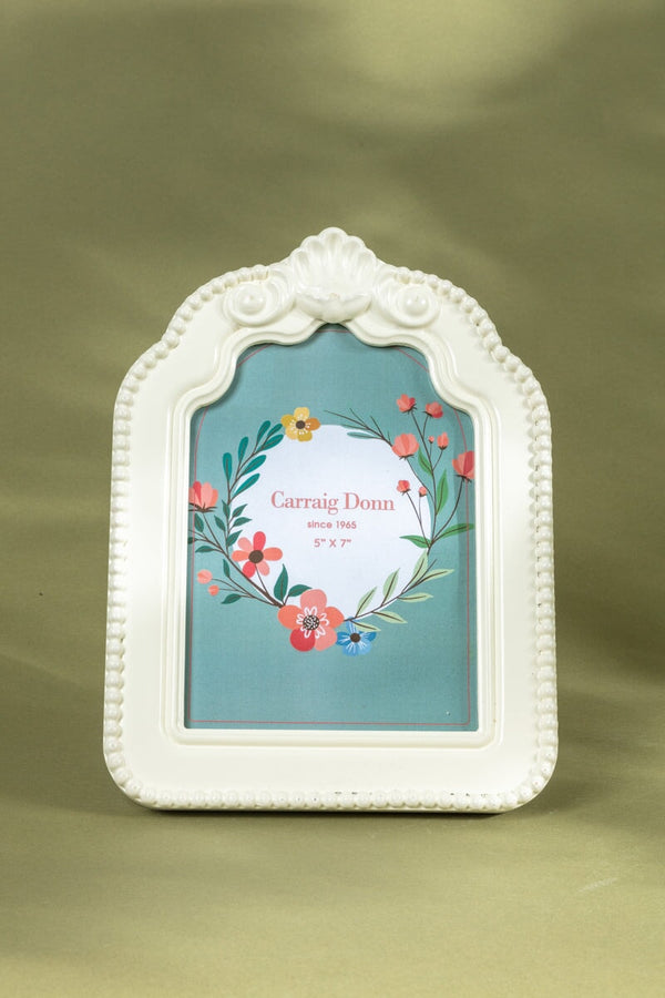 carraig donn Cream Beaded Arch Photo Frame 5x7inch