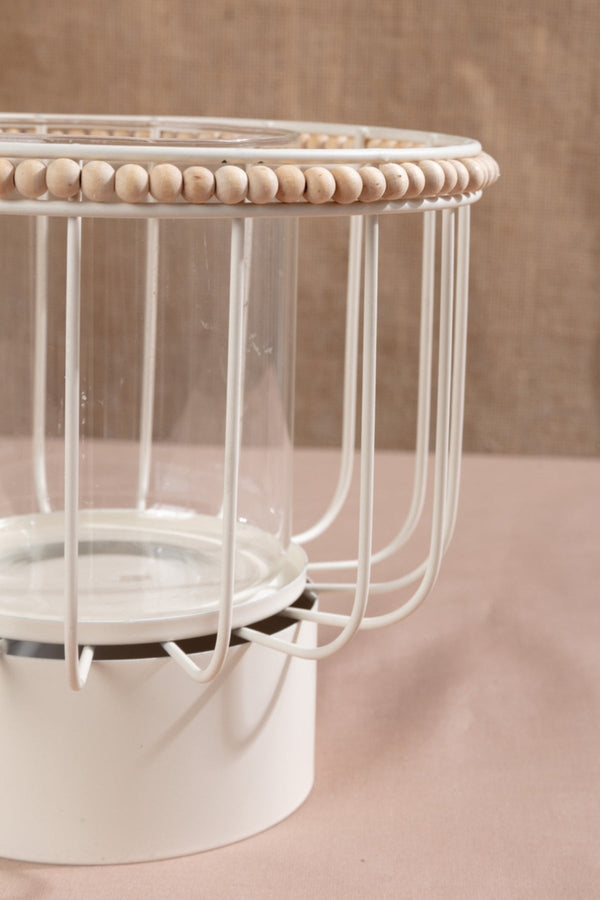 Carraig Donn Cream Beaded Lantern