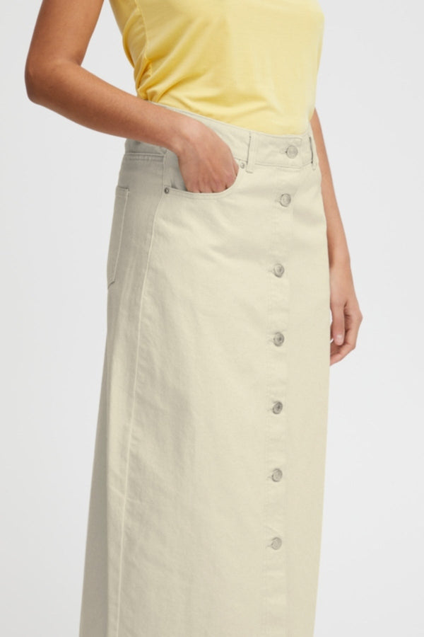 Carraig Donn Cream Midi Skirt