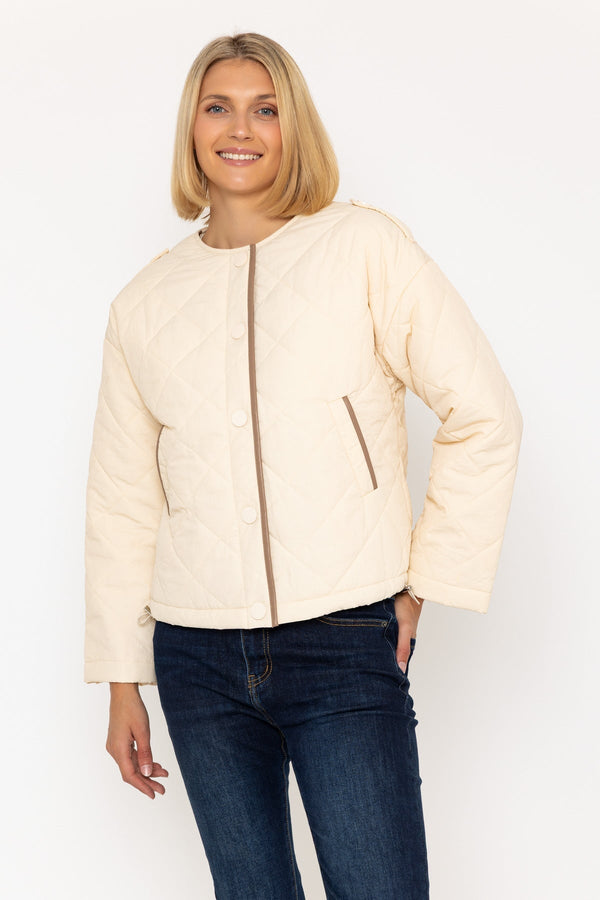 Carraig Donn Cream Quilted Padded Jacket
