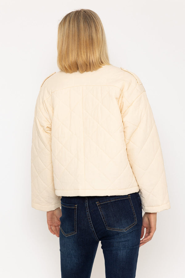 Carraig Donn Cream Quilted Padded Jacket