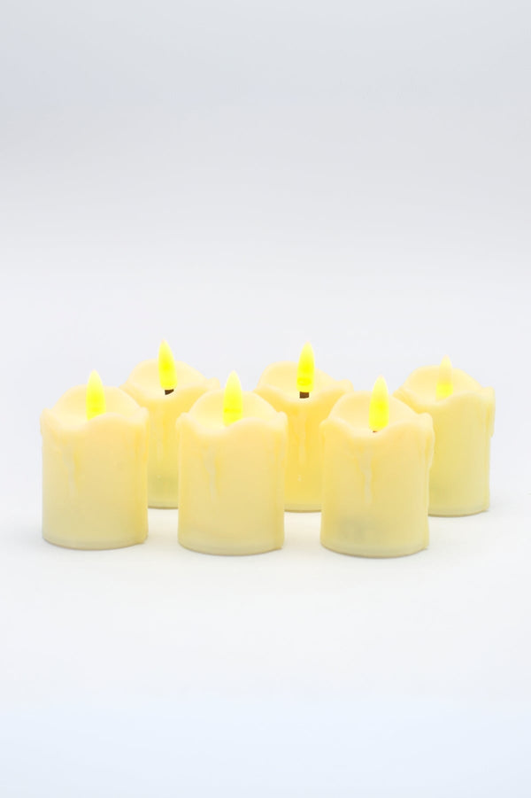 carraig donn Cream Votive Candle Set Of 6
