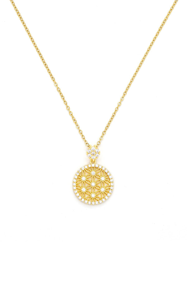 Carraig Donn Crystal Flowers Pendant Necklace