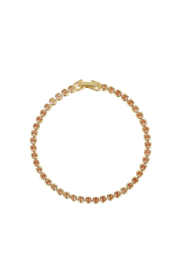 carraig donn Dakota Champagne Tennis Bracelet