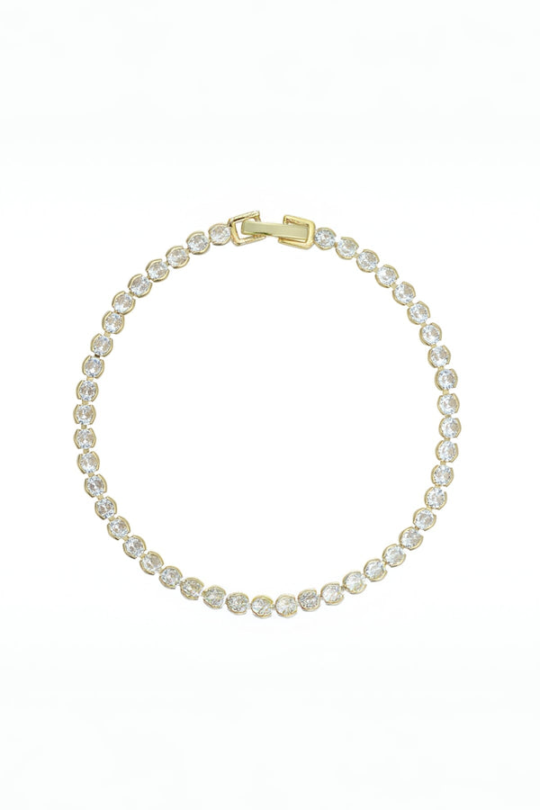 Carraig Donn Dakota Gold Tennis Bracelet