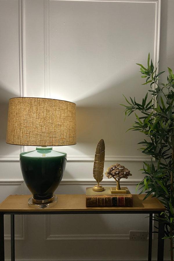Carraig Donn Danforth Olive Ceramic Table Lamp