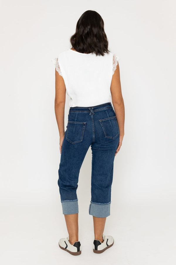 Carraig Donn Denim Seamless Turn Up Jeans