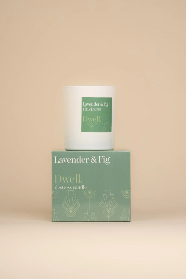 carraig donn Destress Lavender & Fig Dwell Candle