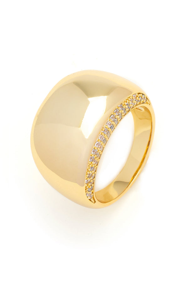 carraig donn Dome Style Gold Ring Size 7