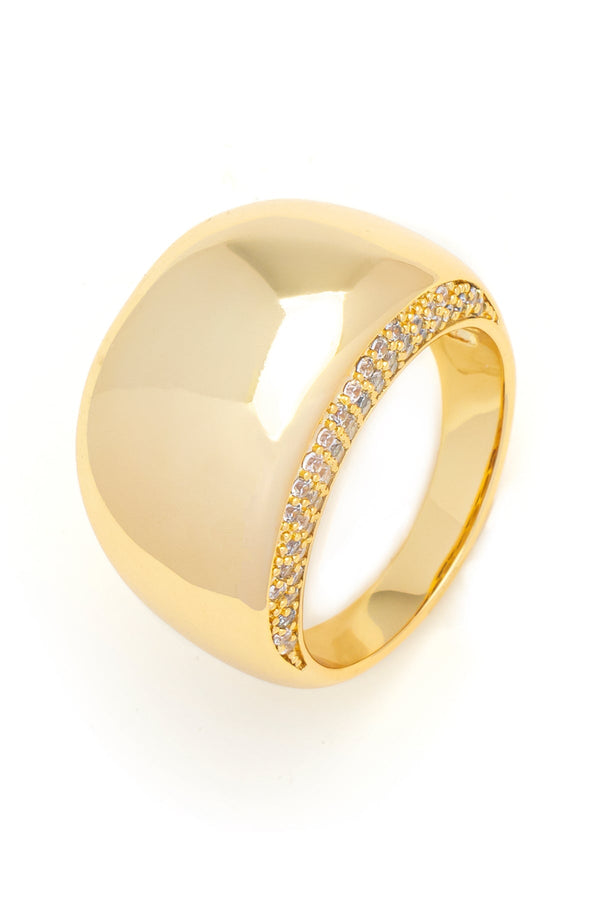 carraig donn Dome Style Gold Ring Size 8