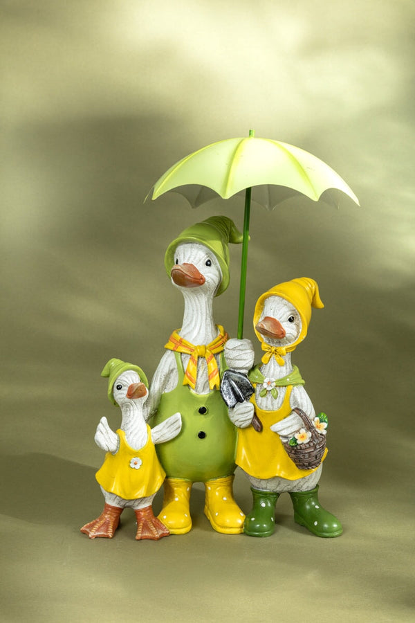 carraig donn Duck Family Decorative Figurine