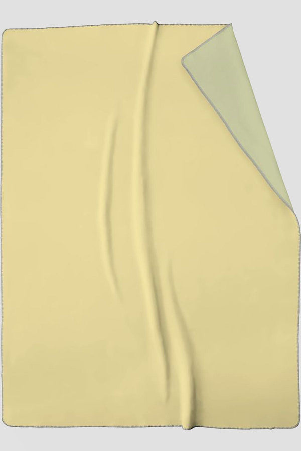 Carraig Donn Duo Cotton Throw 150x200cm In Ochre