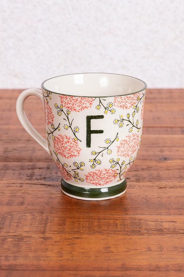 carraig donn Eclectic Alphabet Mug F