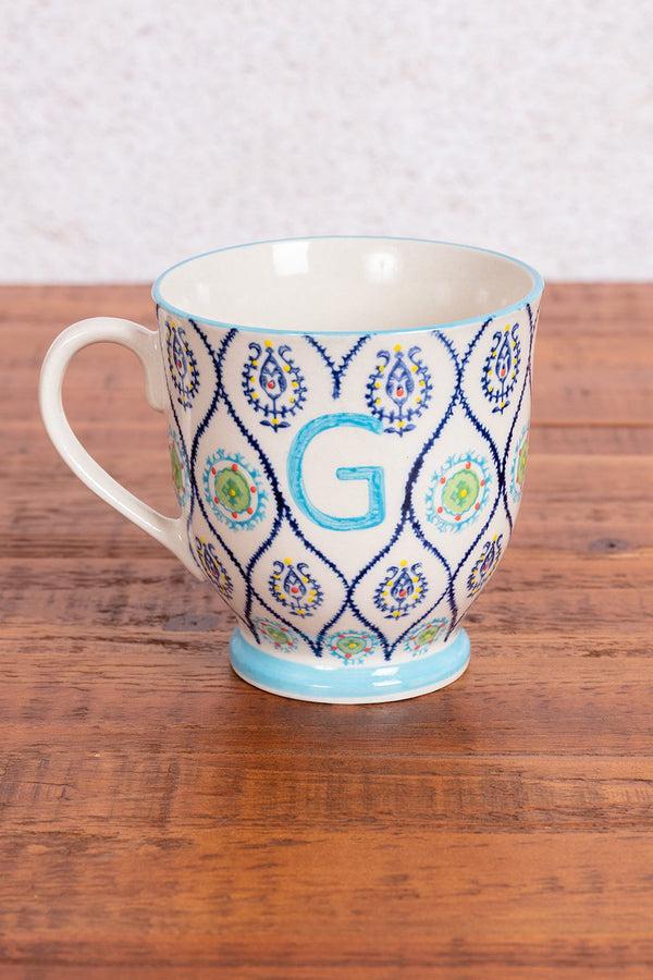 carraig donn Eclectic Alphabet Mug G