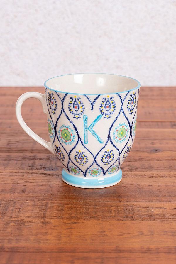 carraig donn Eclectic Alphabet Mug K