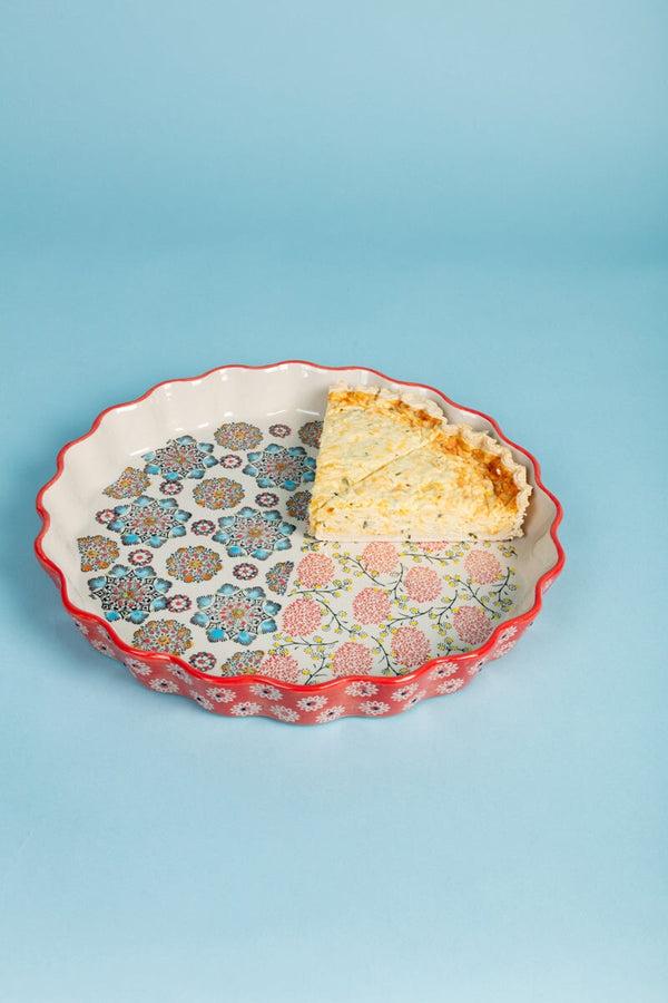 Carraig Donn Eclectic Ceramic Quiche Dish