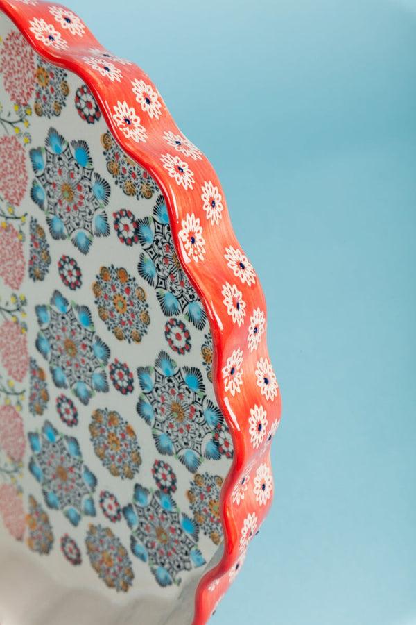 Carraig Donn Eclectic Ceramic Quiche Dish