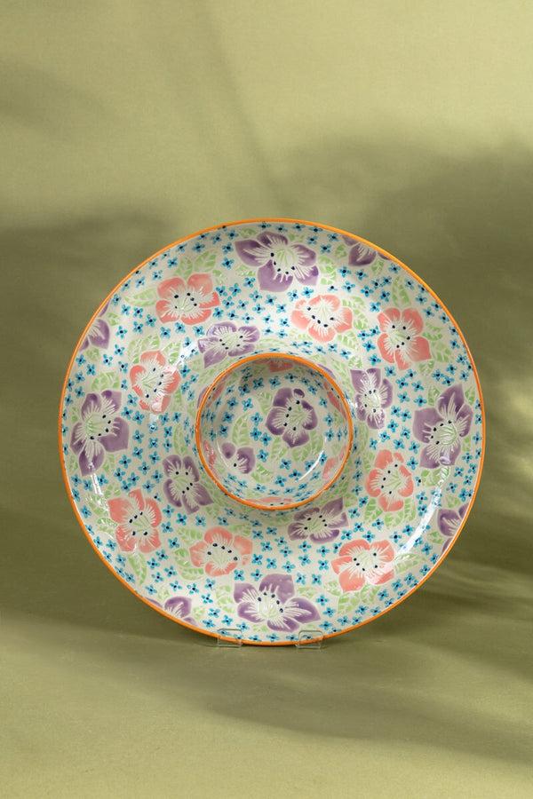 carraig donn Eclectic Flower Chip And Dip