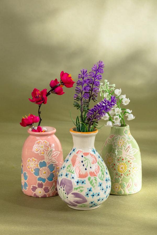 Carraig Donn Eclectic Flower Vases Set Of 3