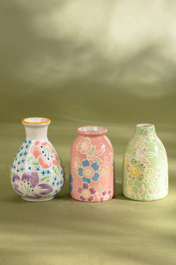 Carraig Donn Eclectic Flower Vases Set Of 3