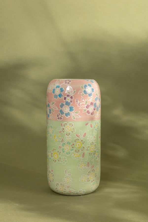 carraig donn Eclectic Multicolour Flower Vase