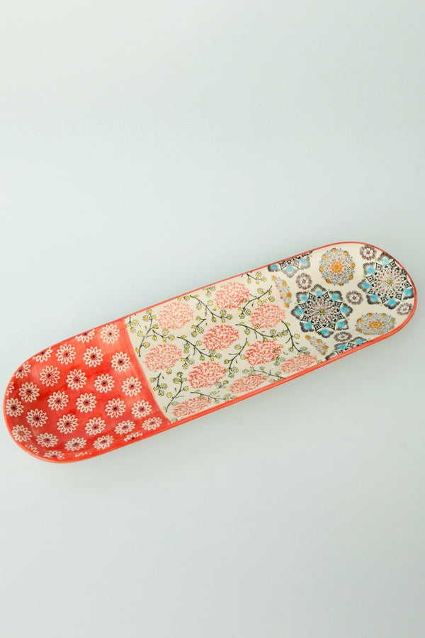 carraig donn Eclectic Oval Colourful Platter