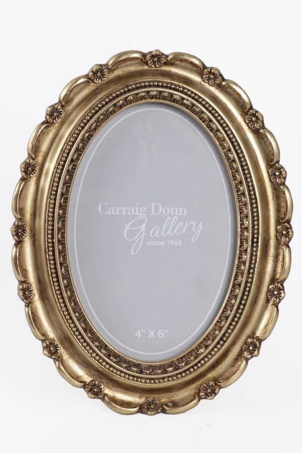 Carraig Donn Eden Oval Gold Photo Frame 4x6