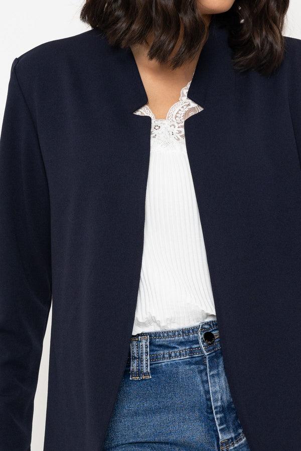Carraig Donn Edge To Edge Scuba Blazer In Navy