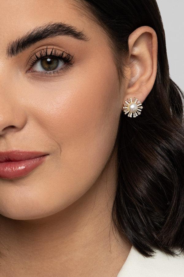 carraig donn Elora Faux Pearl Earrings