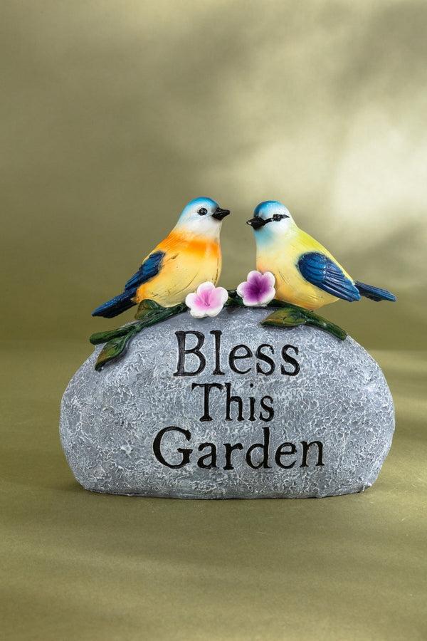 carraig donn Engraved Stone with Pair Of Birds