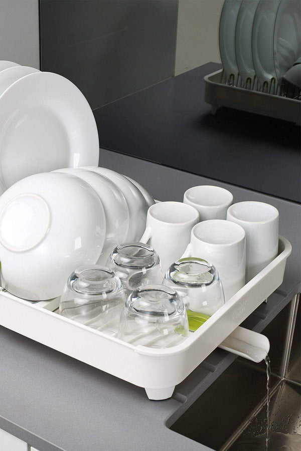 Carraig Donn Extendable Dish Rack In White