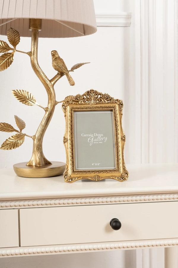 carraig donn Faye Gold Photo Frame 4x6