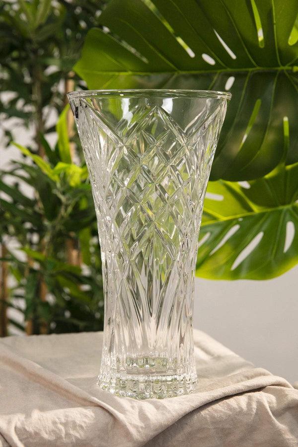 Carraig Donn Flared Glass 12" Vase