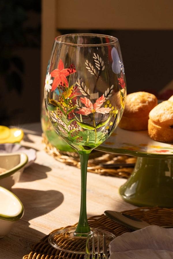 Carraig Donn Floral Bloom Wine Glass Set Of 2