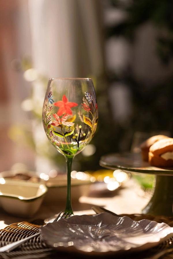 Carraig Donn Floral Bloom Wine Glass Set Of 2