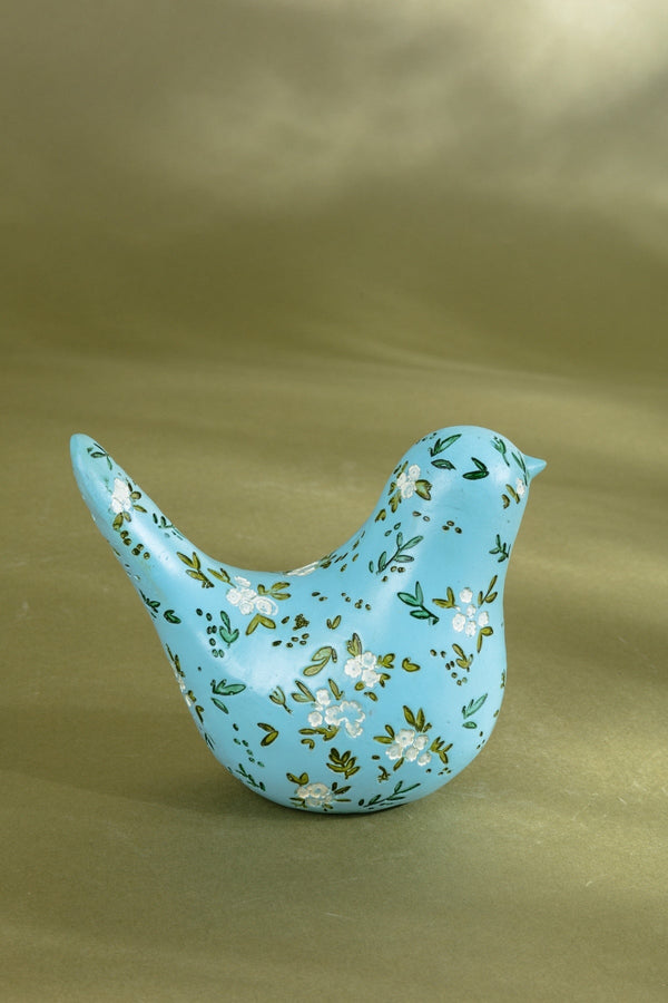 carraig donn Floral Blue Bird Ornament