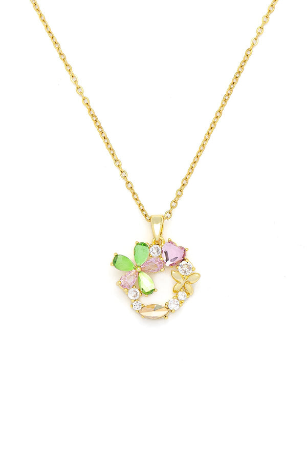 Carraig Donn Floral Bouquet Pendant Necklace