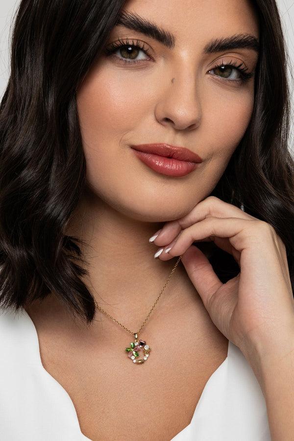 carraig donn Floral Bouquet Pendant Necklace