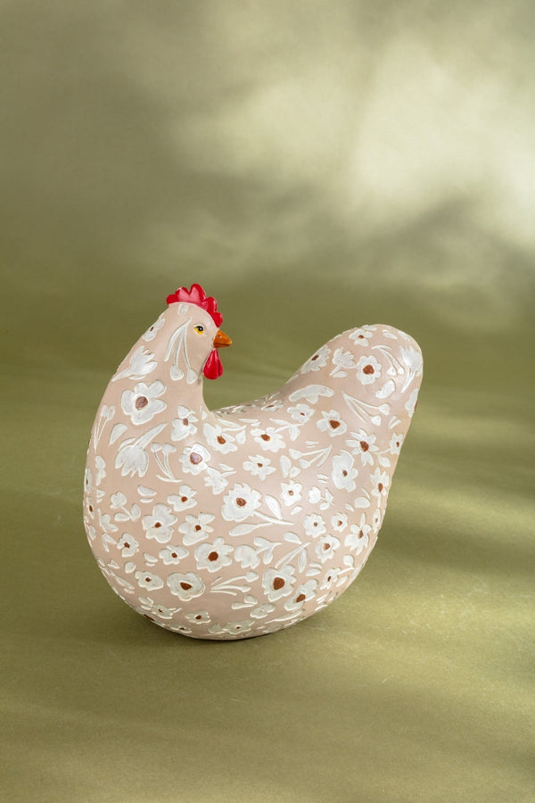 Carraig Donn Floral Hen Ornament
