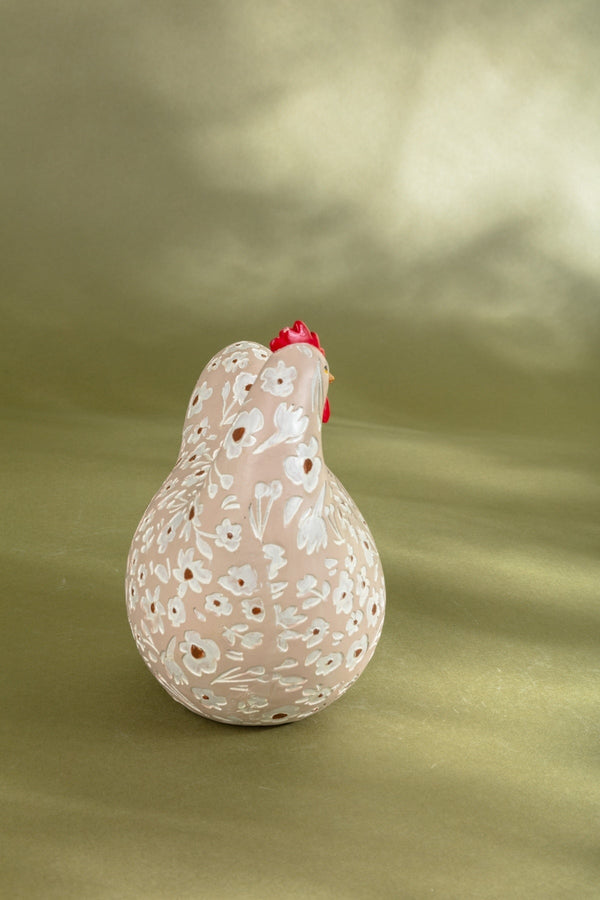 Carraig Donn Floral Hen Ornament