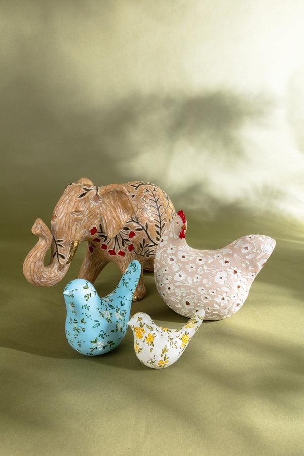 Carraig Donn Floral Hen Ornament