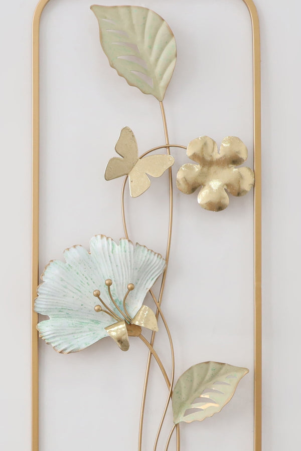 Carraig Donn Flower Rectangular Metal Wall Art