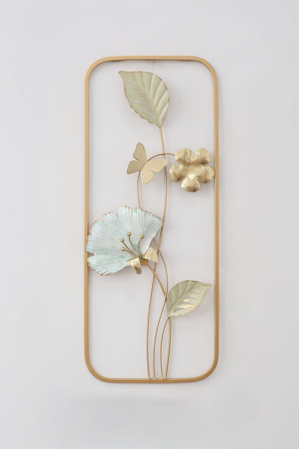 carraig donn Flower Rectangular Metal Wall Art