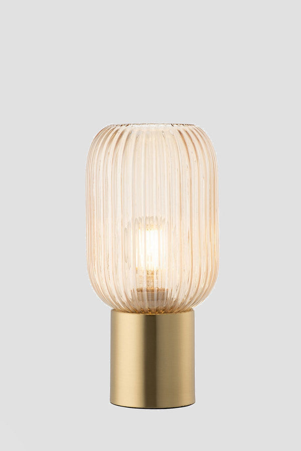Carraig Donn Fluted Glass Table Lamp