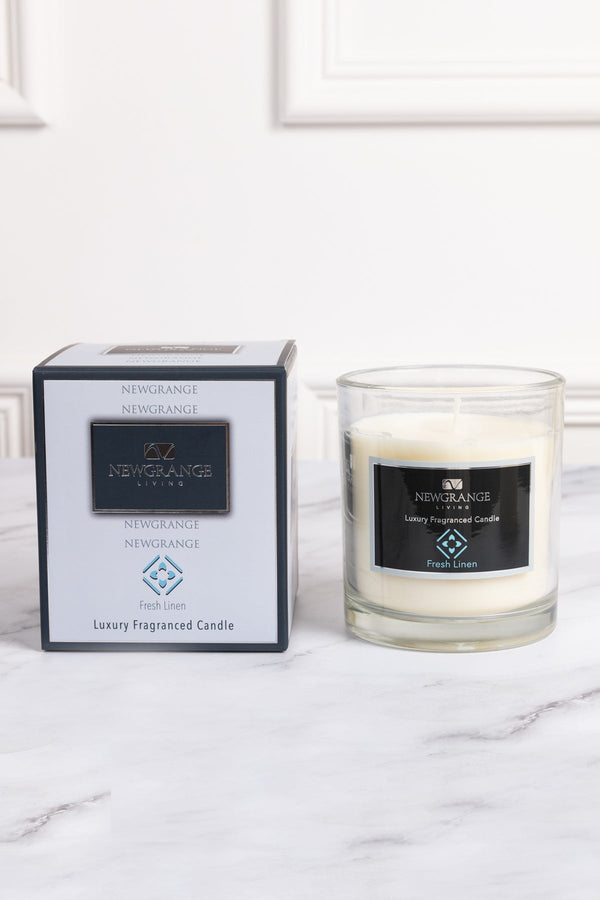 carraig donn Fresh Linen Fragranced Candle