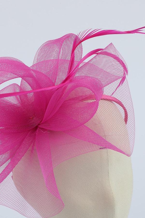 Carraig Donn Fuchsia Pink Mini Gathered Fascinator